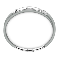 Pulsera Zancan Hombre SPRING in Plata Spinello ESB178-GR - ESB178-GR